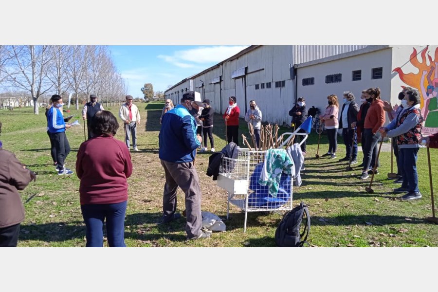 Actividades de la Dirección de Adultos Mayores, destacándose el inicio del 1er. Torneo Local de Golf Croquet  