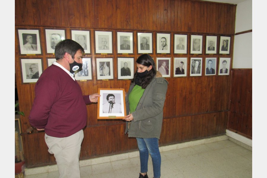 Se completa el espacio de los intendentes hasta la actualidad en el salón del HCD