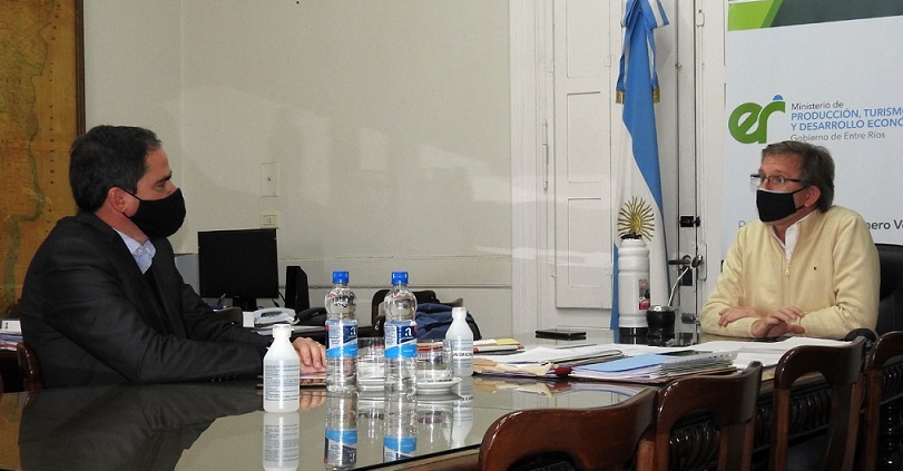 Diversas gestiones llevó adelante el intendente de Larroque en la capital entrerriana