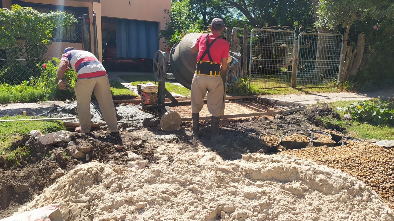 Larroque: se ejecutan obras en diferentes puntos de la ciudad