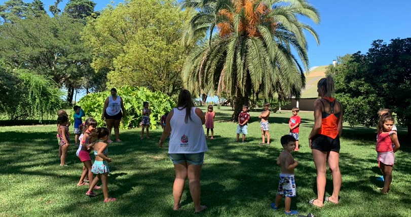 “La Tera” habilitada para la realización de iniciativas recreativas de las colonias del Polideportivo Municipal de Larroque