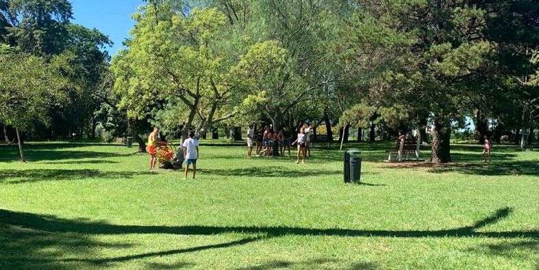 “La Tera” habilitada para la realización de iniciativas recreativas de las colonias del Polideportivo Municipal de Larroque