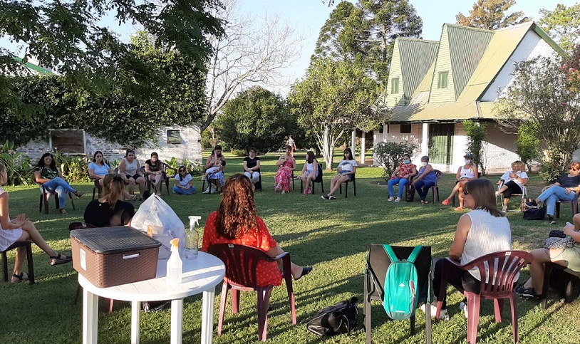 Encuentro del flamante “Espacio de Mujeres y Género” en Larroque  