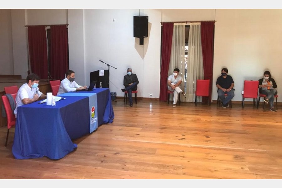 El intendente y el secretario de Salud de Larroque participaron de la reunión del COES en Gualeguaychú 