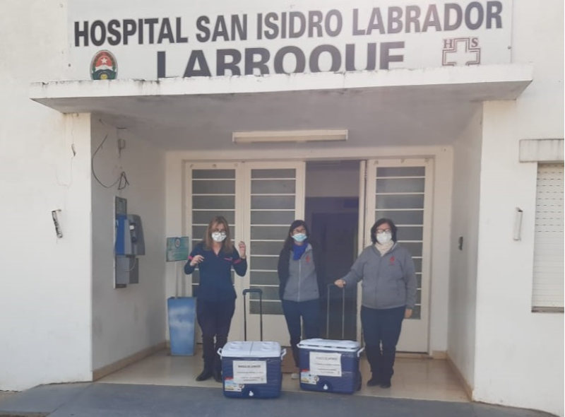 Donación de plasma en Larroque, muy buena respuesta de solidaridad