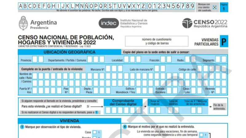 Censo Nacional 2022: hasta el 18 de mayo se puede realizar de manera digital