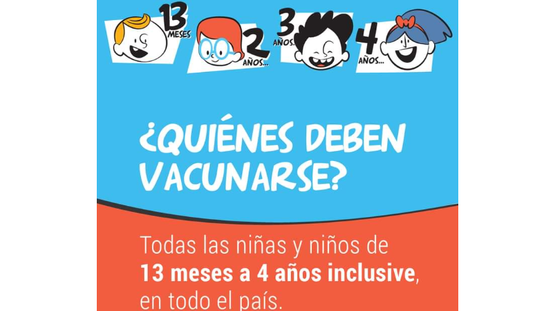 En octubre arranca una nueva “Campaña Nacional de Vacunación” contra sarampión, rubéola, paperas y polio