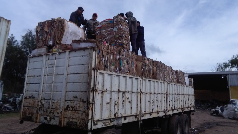 Se recuperaron 57.180 kgs. de material entre agosto y lo que va de septiembre en la Planta de Reciclado Municipal