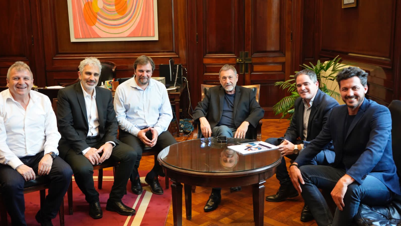 Reunión en Buenos Aires con el vicepresidente del Banco Nación