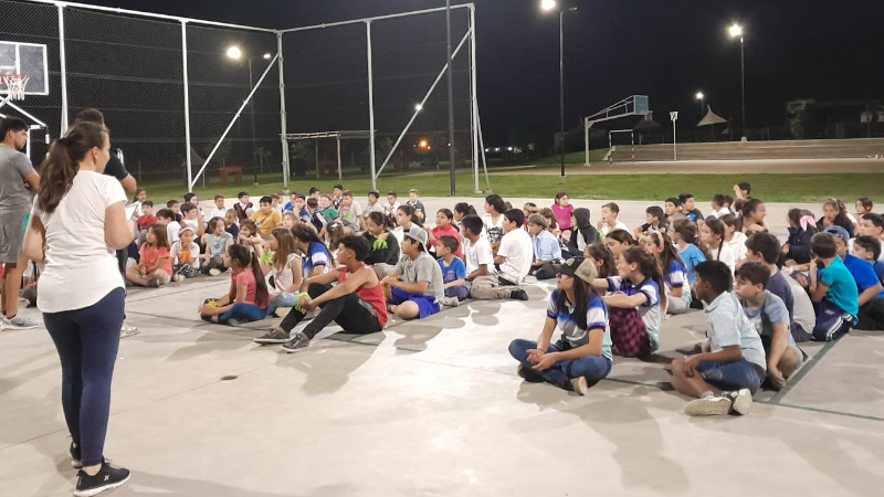 Escuelas Rurales de la zona concretaron el tradicional campamento anual en el Polideportivo Municipal