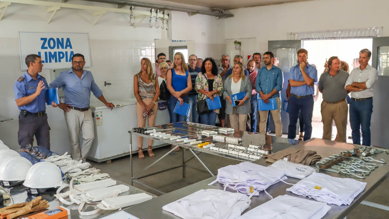 El Municipio de Larroque participó de la inauguración de la sala de faena de la Unidad Penal N°9 en Gualeguaychú