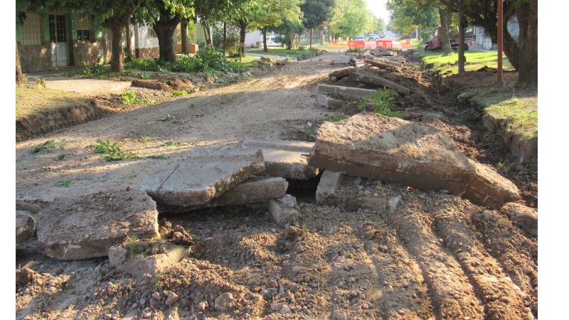 Avanza la obra de pavimentación de 12 cuadras en inmediaciones del Barrio 60 viviendas