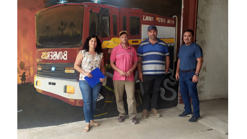 Nueva instancia de trabajo lleva adelante la Municipalidad de Larroque en el Área Industrial local