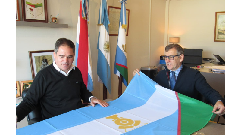 La Bandera de Larroque se podrá apreciar en el Superior Tribunal de Justicia entrerriano