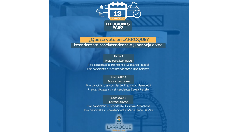 Elecciones P.A.S.O. 2023 lo que hay que saber