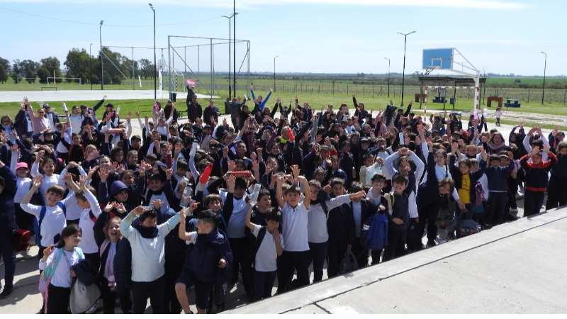 “Juegos Motores” y una nueva instancia deportiva en el marco del Programa Fortalecimiento Educativo del municipio de Larroque