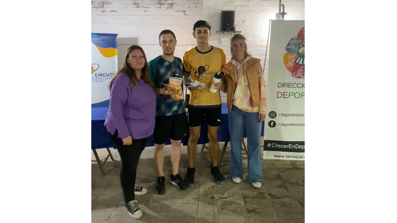 98 partidos y 120 participantes, en la 5ta. Fecha del Tercer Circuito de la “Copa Ciudad de Larroque” de Padel