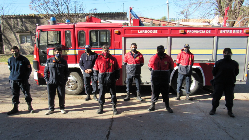 Este sábado Bomberos Voluntarios de Larroque realizarán una práctica de “quema controlada”