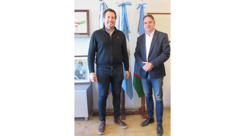 Hassell recibió a Benedetti, intendente electo de Larroque