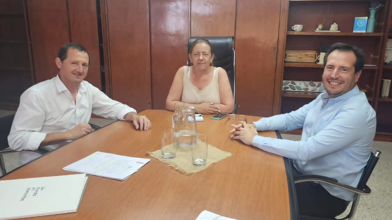 REUNIONES EN PARANÁ CON AUTORIDADES PROVINCIALES