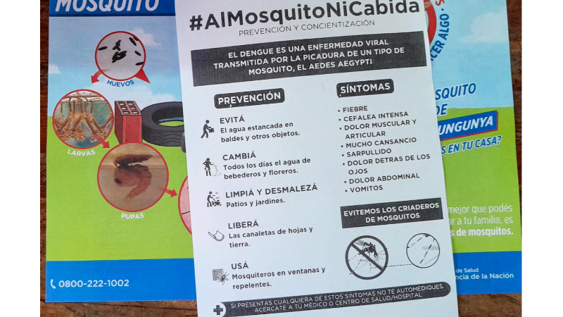 EL MUNICIPIO REALIZÓ UNA CAMPAÑA DE PREVENCIÓN CONTRA EL DENGUE