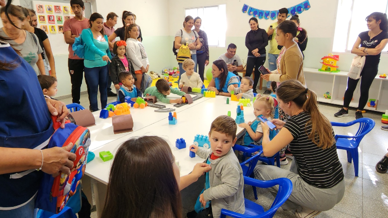 COMENZARON LAS ACTIVIDADES EN EL CDI "BARQUITO DE PAPEL"