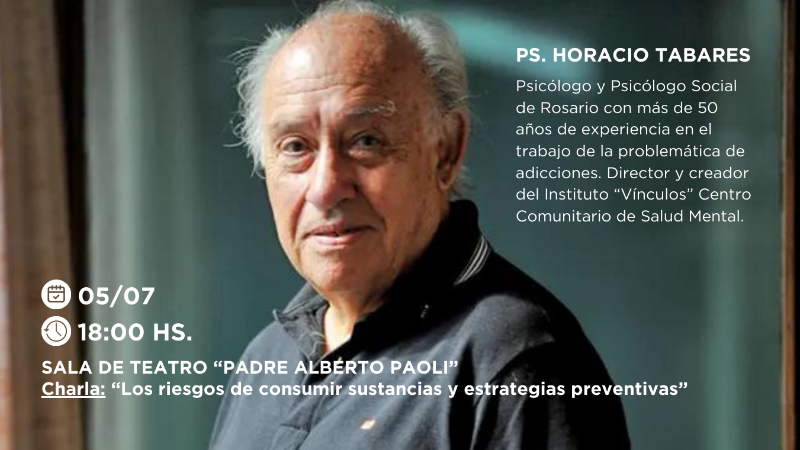 CHARLA SOBRE LOS RIESGOS DE CONSUMIR SUSTANCIAS Y ESTRATEGIAS PREVENTIVAS
