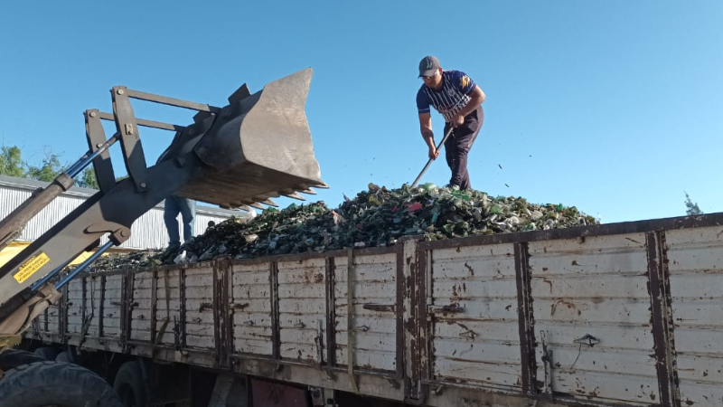 LA PLANTA DE RECICLADO DE LARROQUE RECUPERÓ UN TOTAL DE 82.050 KILOS DE MATERIAL