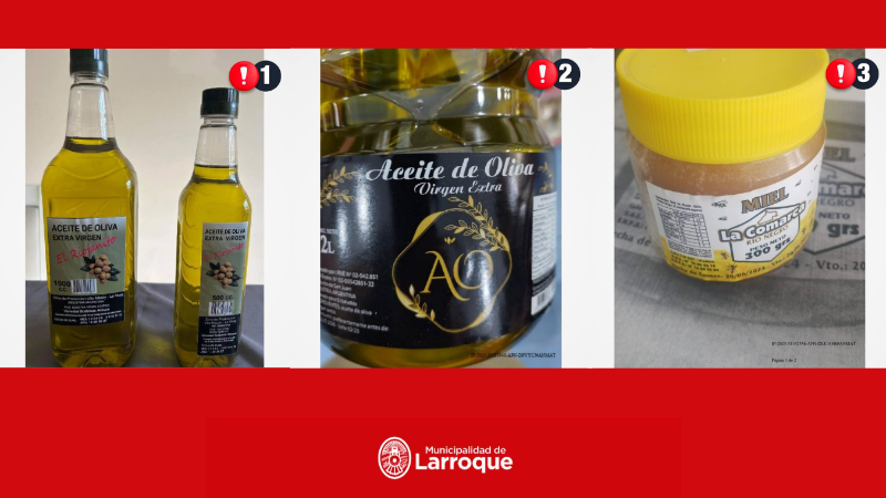 ALERTA SANITARIA: PRODUCTOS PROHIBIDOS