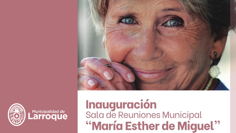INAUGURACIÓN DE LA NUEVA SALA DE REUNIONES "MARÍA ESTHER DE MIGUEL"