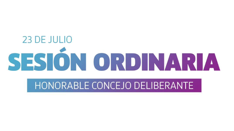 NUEVA SESIÓN ORDINARIA DEL HONORABLE CONCEJO DELIBERANTE
