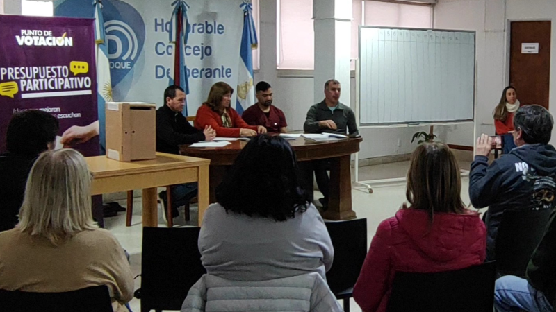 SE CONOCIERON LOS RESULTADOS DEL PRESUPUESTO PARTICIPATIVO 2025