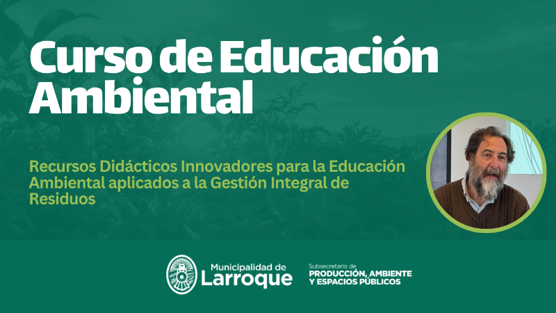 INSCRIPCIONES ABIERTAS: CURSO GRATUITO DE EDUCACIÓN AMBIENTAL