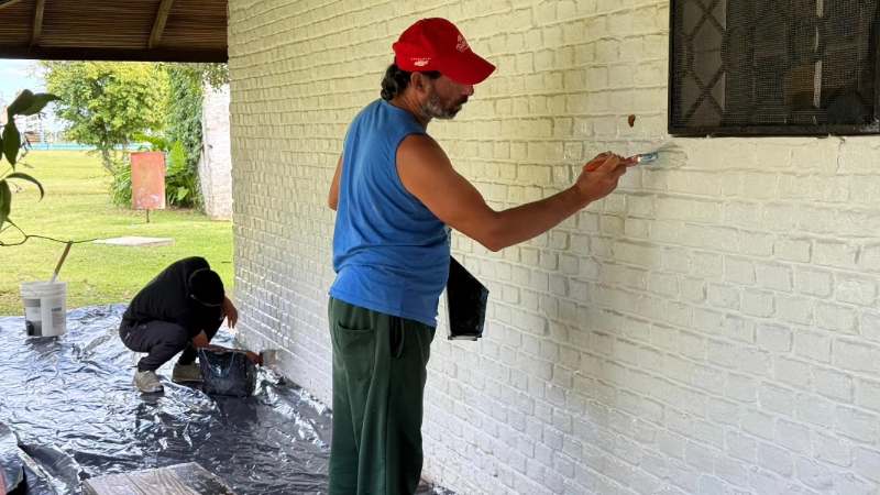 TRABAJOS DE PINTURA EN LA CASA MUSEO "LA TERA"