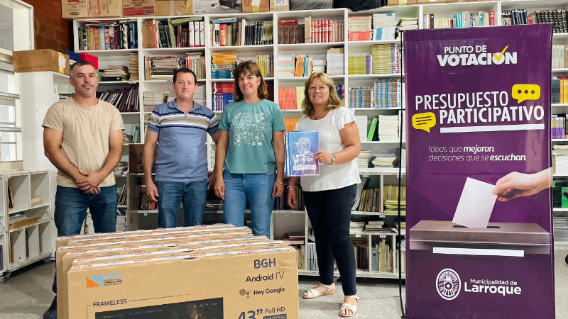 CONTINÚAN LAS ENTREGAS DEL PRESUPUESTO PARTICIPATIVO 2025