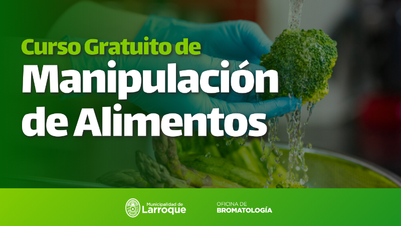CURSO GRATUITO DE MANIPULACIÓN DE ALIMENTOS