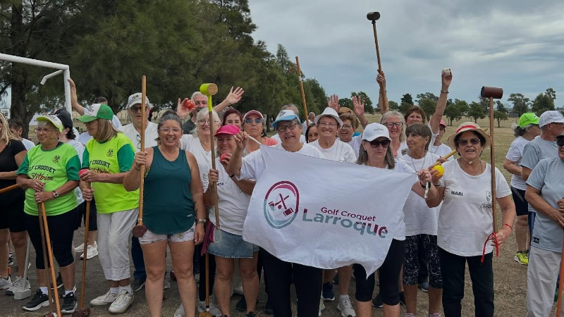 EXITOSA PRIMERA FECHA DEL TORNEO ANUAL DE GOLF CROQUET EN LARROQUE