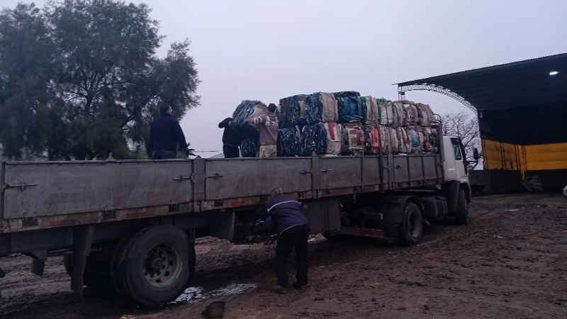 LARROQUE RECUPERÓ MÁS DE 53 MIL KILOS DE MATERIALES DURANTE JULIO
